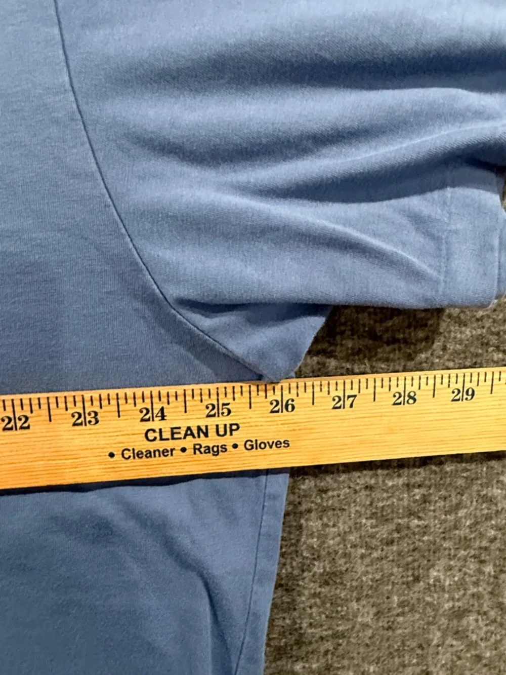 Polo by Ralph Lauren Blue V-Neck‎ Tee with Yellow Pony Size XXL